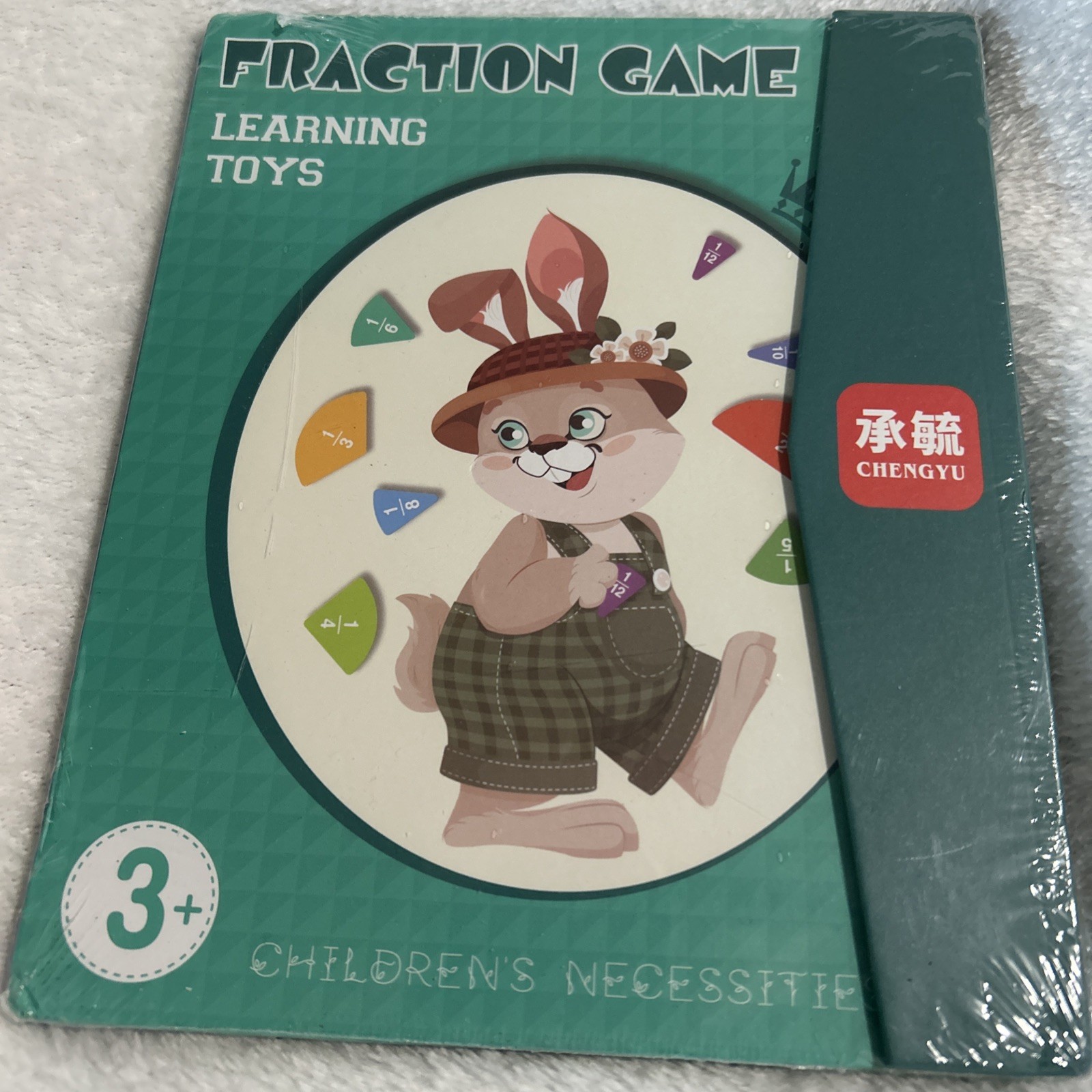 Fraction Game Score Learning Book – Learning Toy for Ages 3+ NEW SEALED