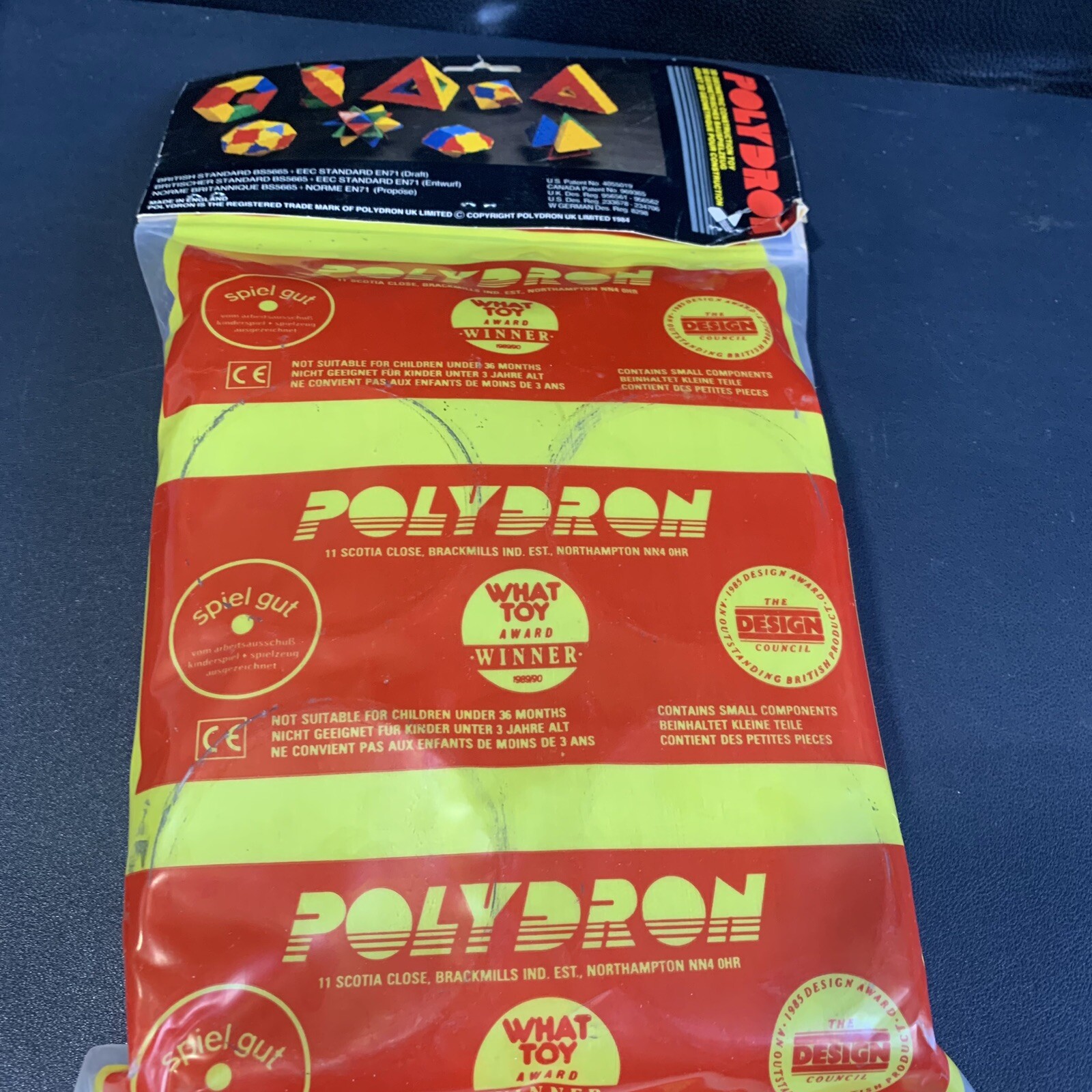 Vintage Polydron Add On Wheels Kit 1984 Educational Toy Sealed, Made In England