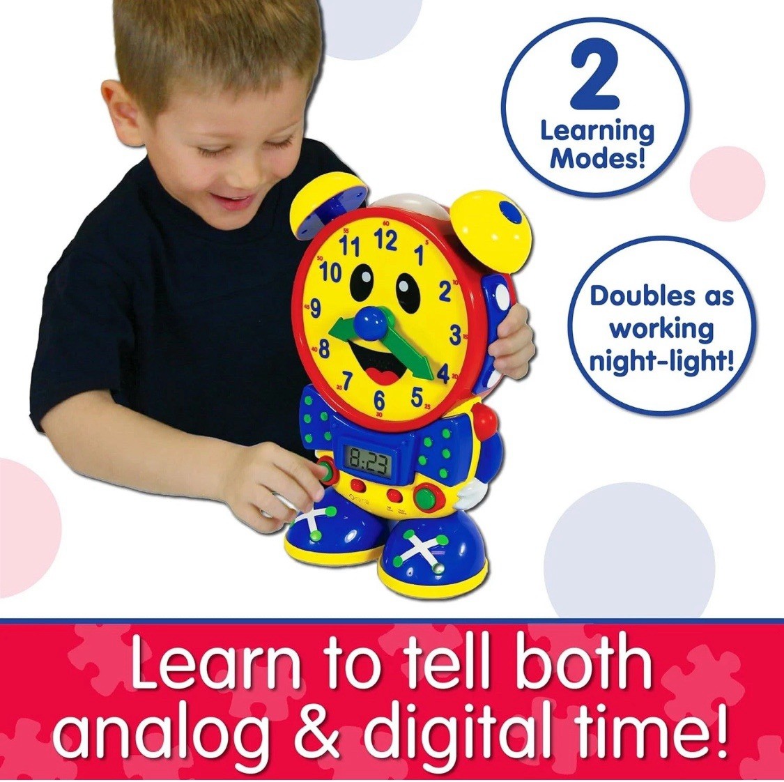 New – The Learning Journey Electronic Learning – Telly the Teaching Time Clock