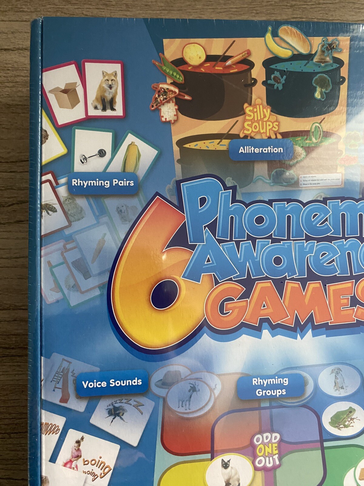 Junior Learning 6Phonemic Awareness Games Sounds Rhyming Alliteration Sealed New