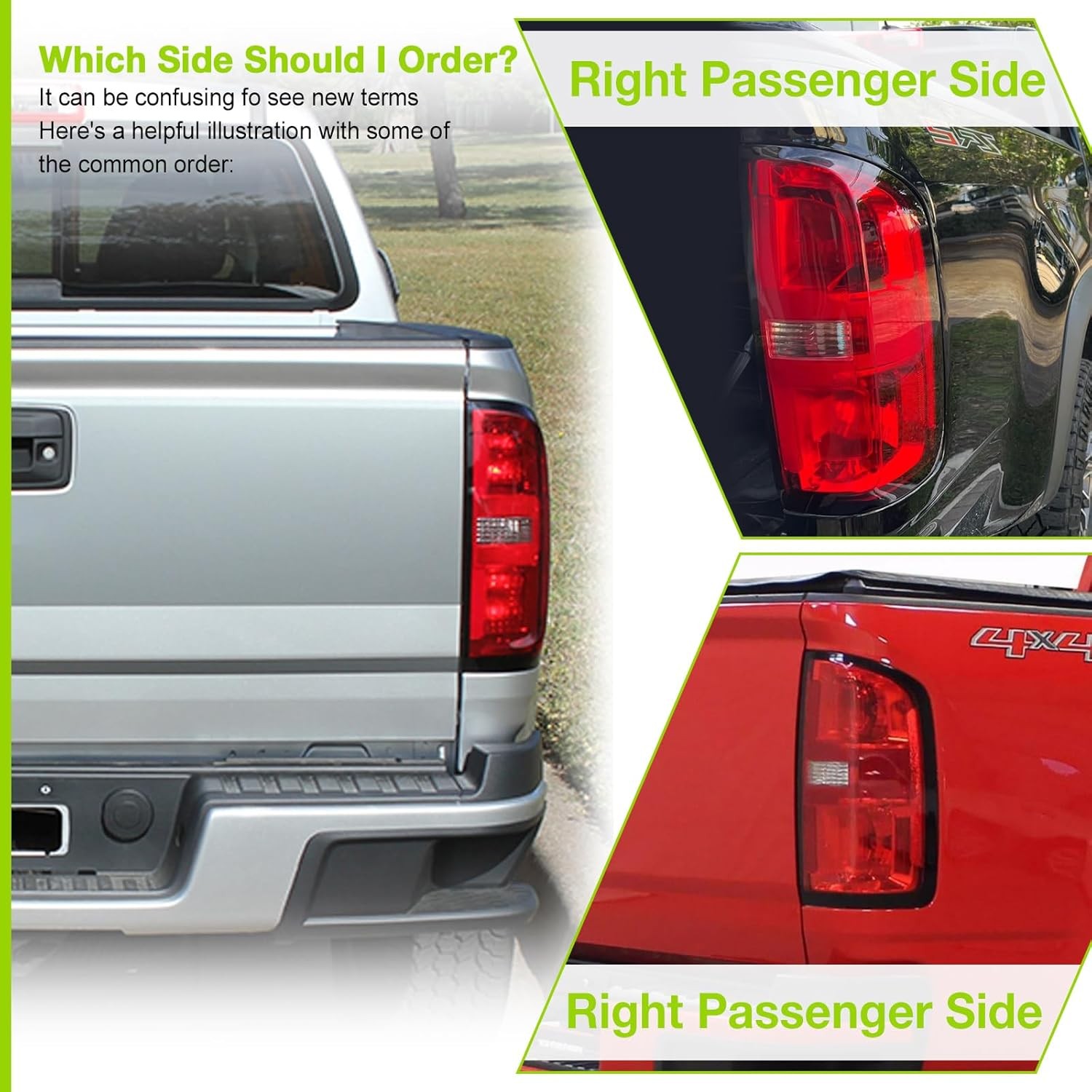 Compatible with 2015-2022 Chevrolet Chevy Colorado Rear Tail Light Assembly with