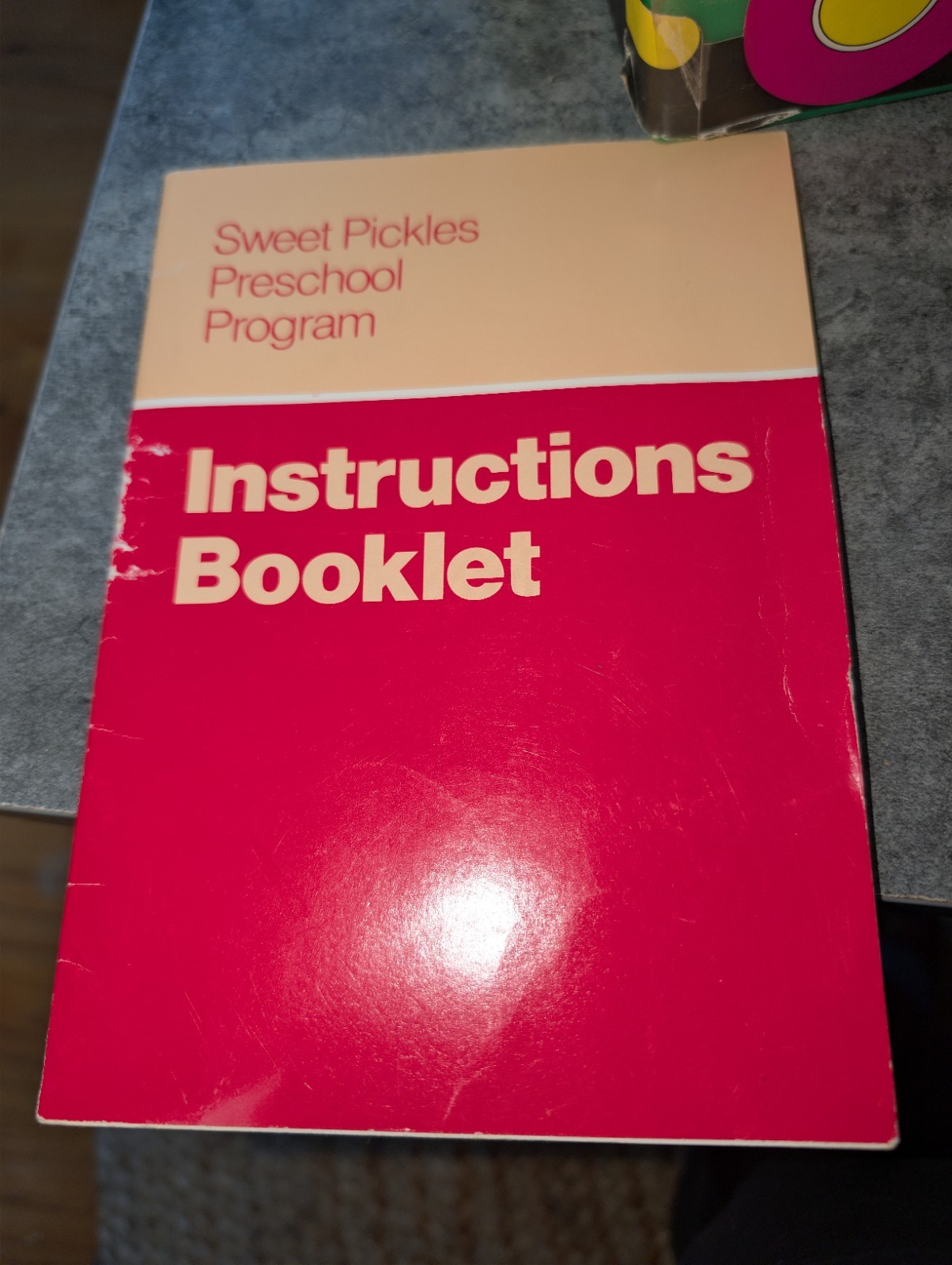 Sweet Pickles Vintage 1987 Preschool Program Green Box Activities Games Crafts
