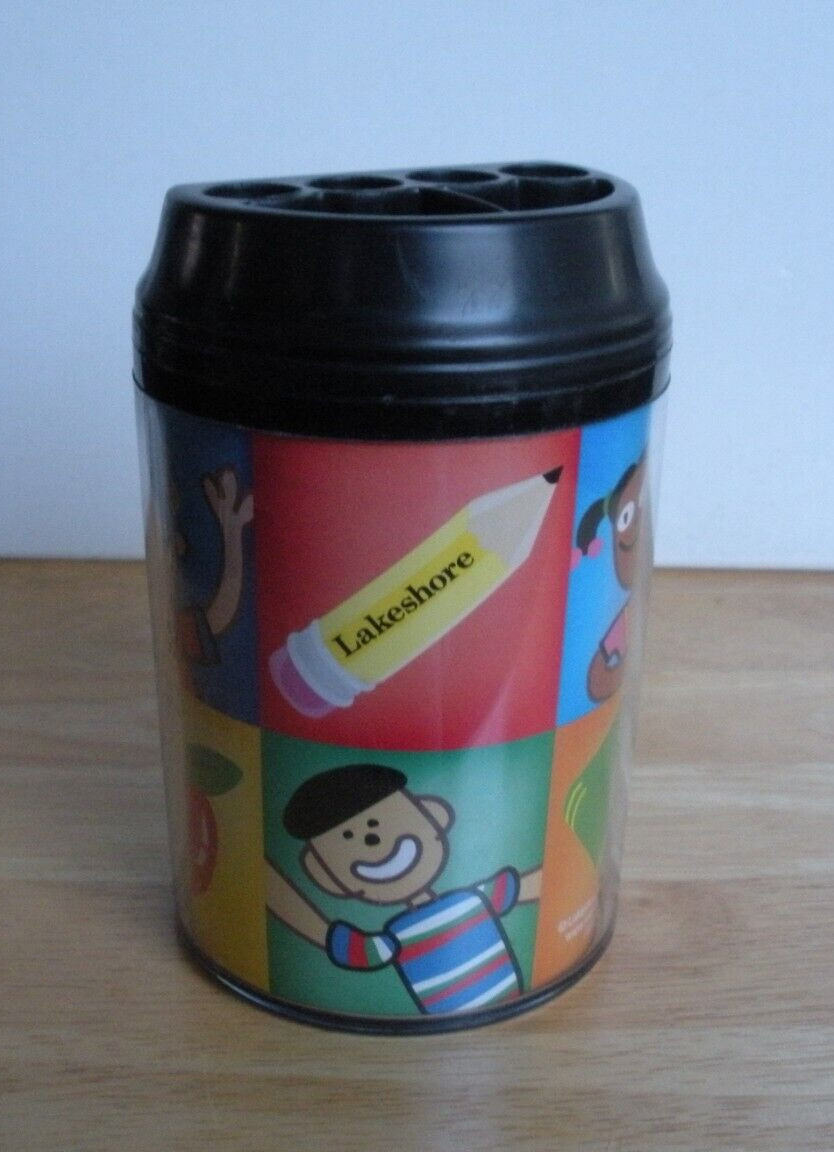 Lakeshore Learning Teacher’s Pencil Cup 5 1/2″ X 3″ & 2 Piece Magnetic Note Set
