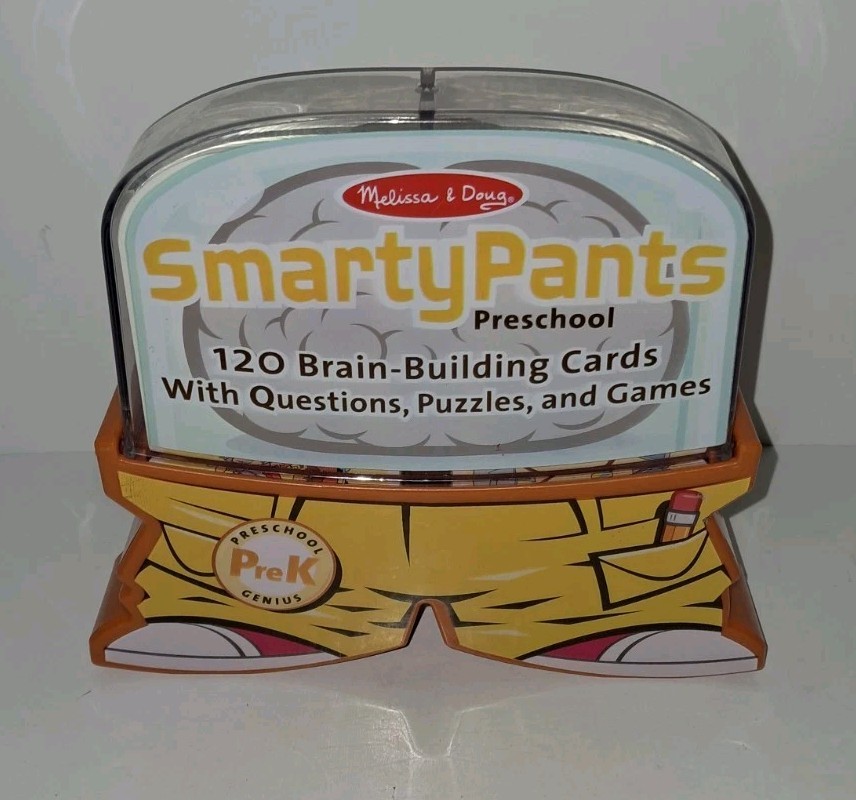 New! Melissa & Doug Pre K Brain Building Cards – SmartyPants