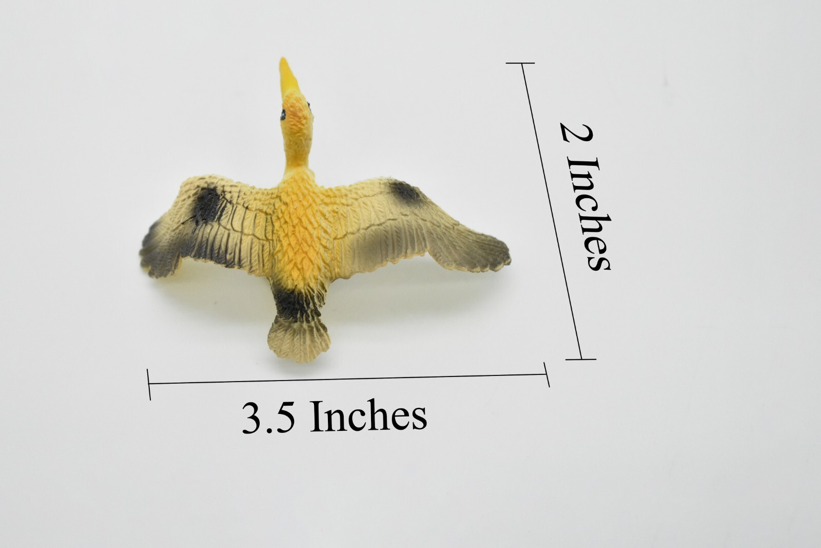 Pelican Toy, Very Nice Rubber Realistic Model 3 1/2″ F608 B132