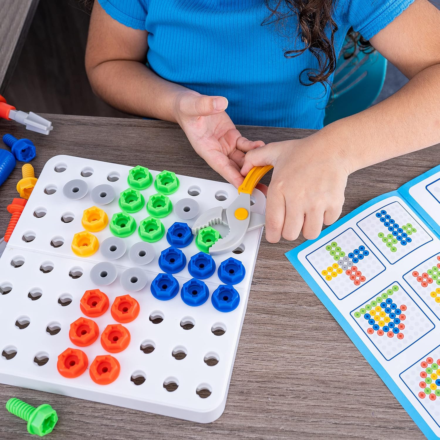Educational Insights Design & Drill Toolbox – Construction Toys & Toddler Tools,