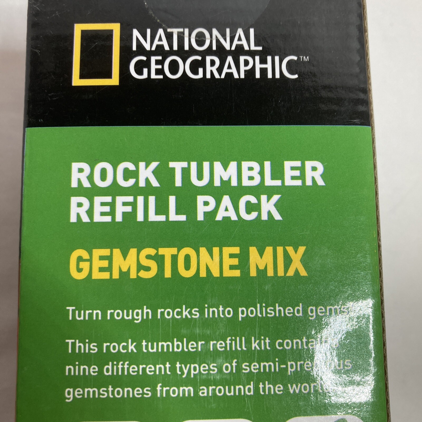 NATIONAL GEOGRAPHIC Rock Tumbler Refill Kit Gemstone Mix of 9 varieties NEW