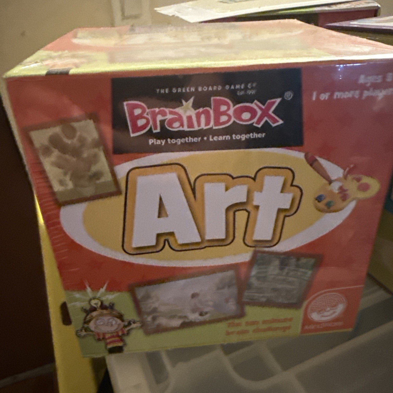 Brain Box Art Game. 2011. Ages 8+, Rare Discontinued. Mind Ware Memory Game