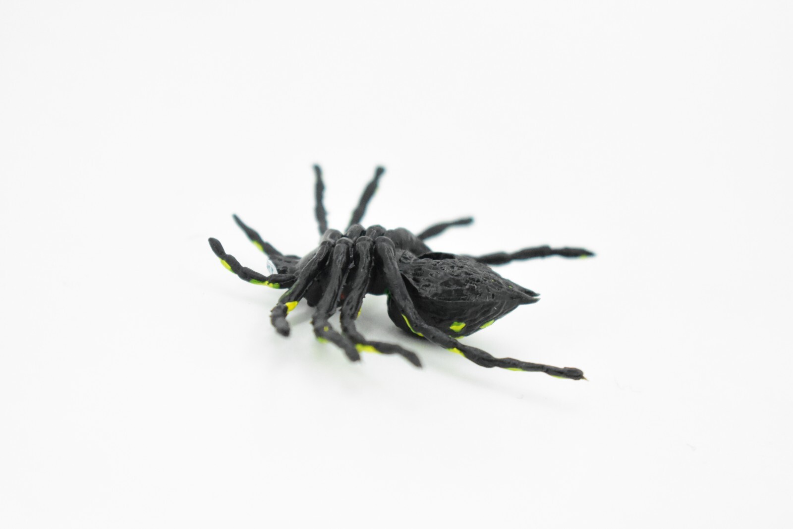 Spider, Yellow Spots, Rubber Insect, Realistic Figure, Model, Replica, Kids 2″