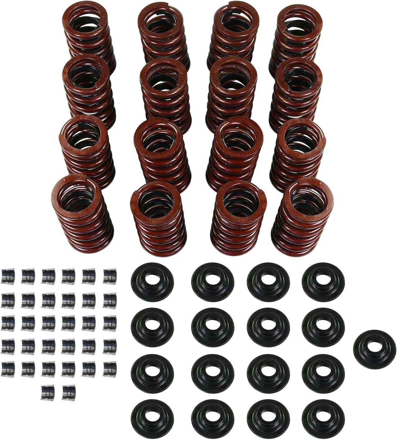 Z28 Style Valve Spring Retainer Lock Set Compatible with Chevy 400 350 327 307