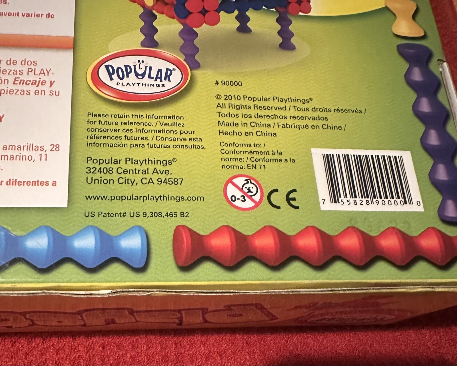Popular Playthings Playstix 150-Piece Set-NEW