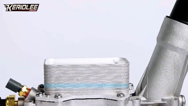 Aluminum Engine Oil Cooler, Oil Filter Housing 3.6L Adapter For 2017-2018 Chrysl