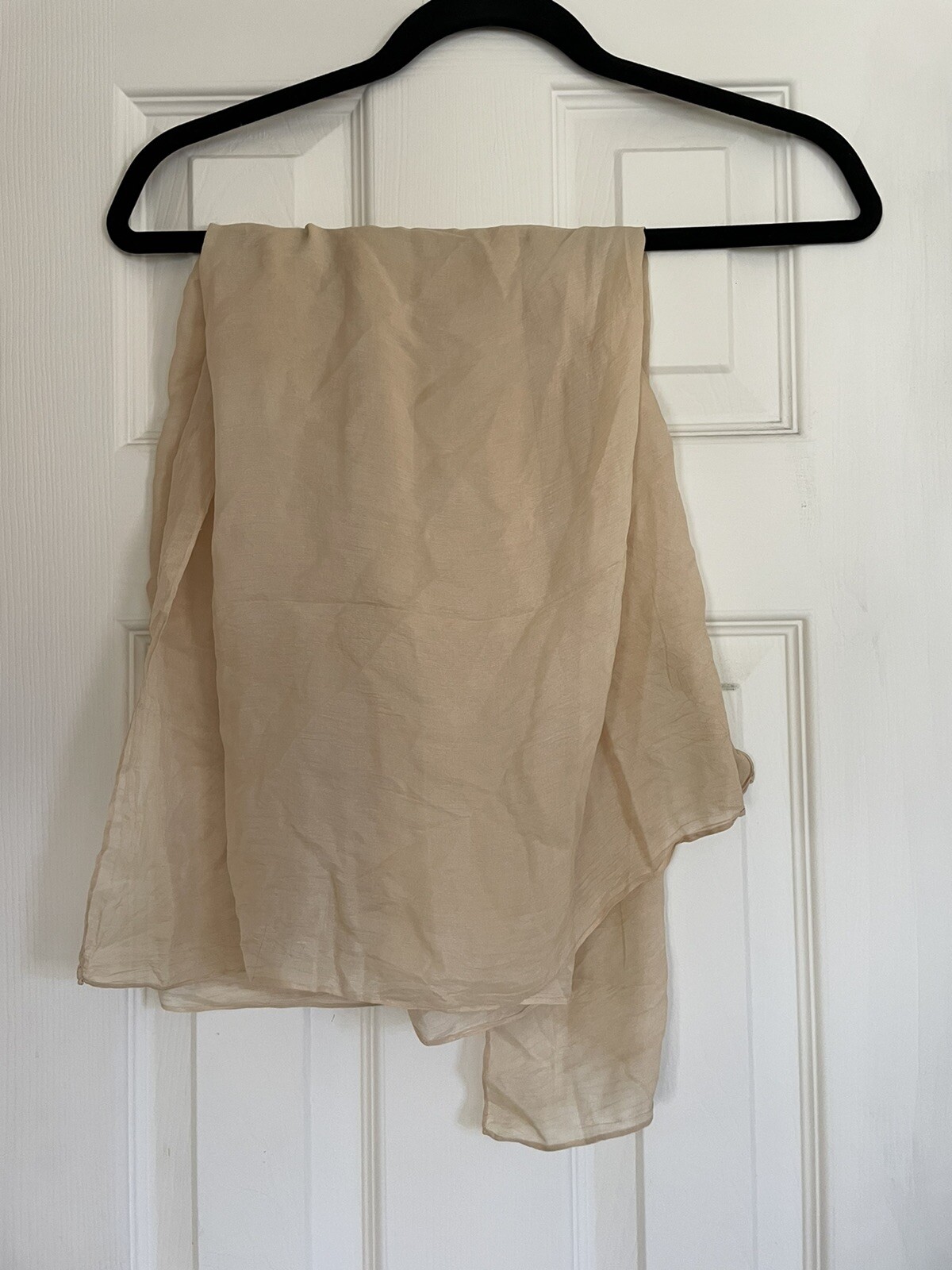 New play silk montessori waldorf beige tan 100% silk homeschool Sensory Scarf