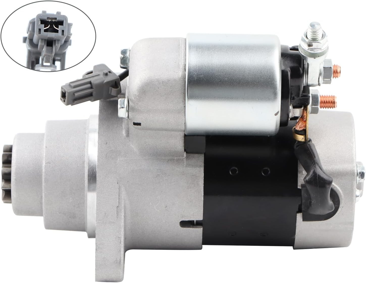 Starter Motor 12V 1.4KW 10 Teeth Clockwise Compatible with 2003-2007 Infiniti