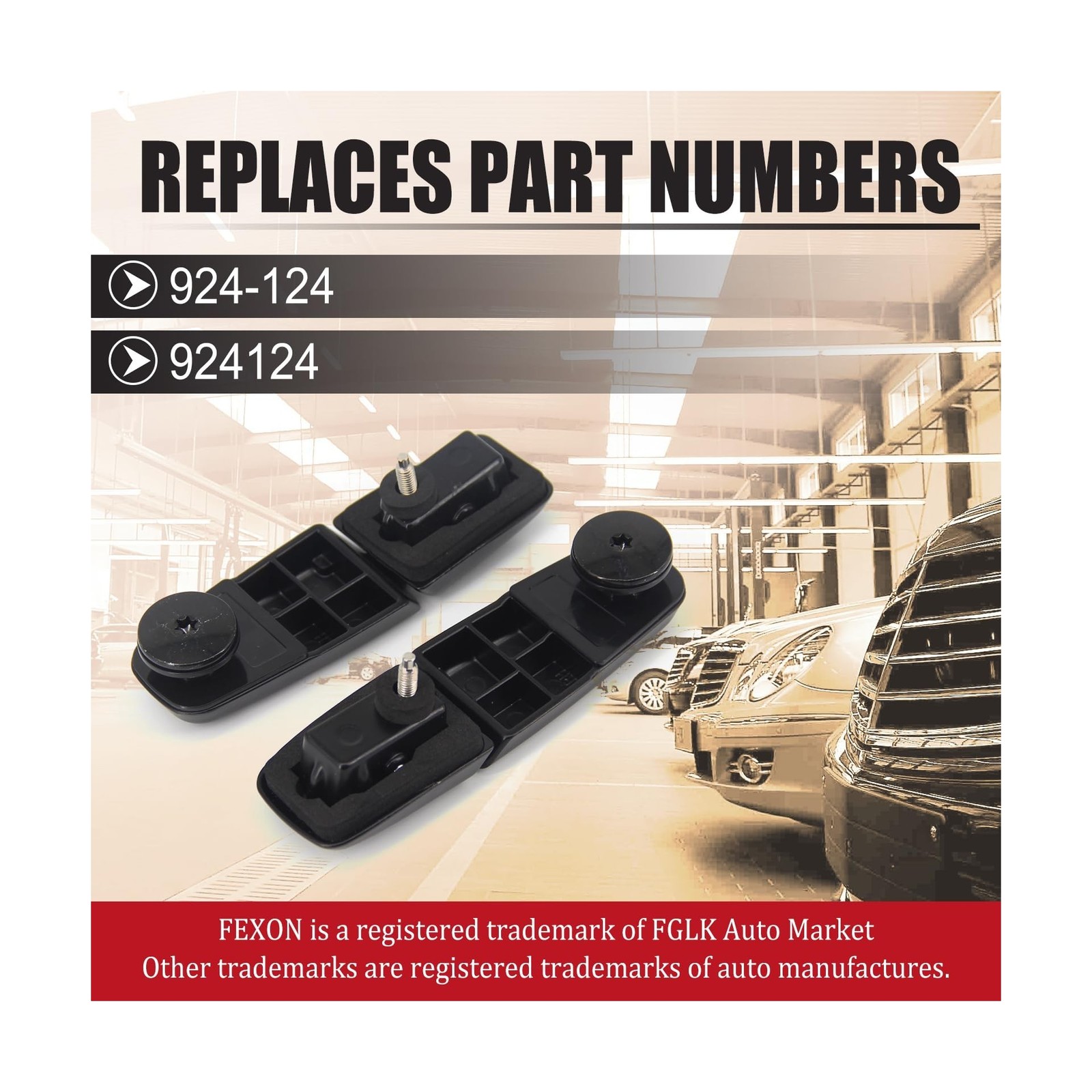 Rear Window Hinge Set Liftgate Tailgate Glass Replacement for 2… Fast USA SHIP