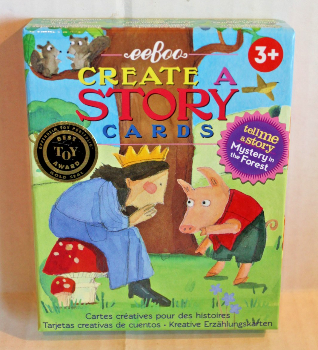 eeboo Create a Story Cards “Mystery in the Forest” Pre-Literacy Educational Toy