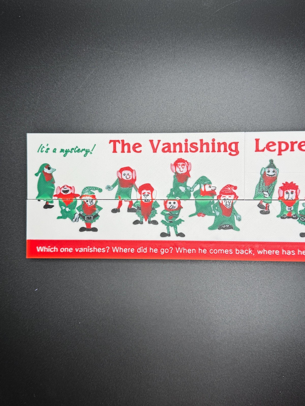 Vanishing Leprechaun – Magic Shifting Puzzle – High Quality 3D Print – Fun &