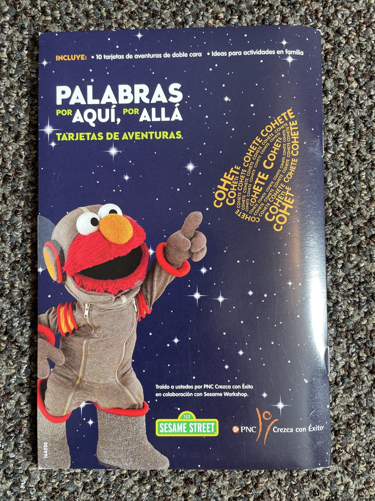 Sesame Street Elmo Words Everywhere NEW Adventure Cards Book