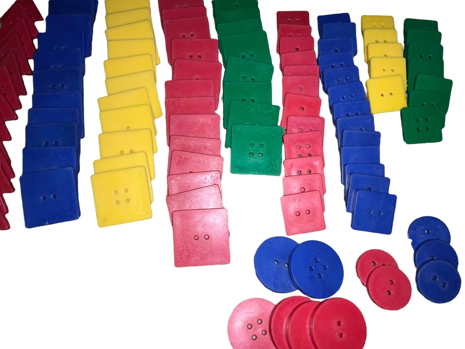 Button Toys for Building, Stringing, Craft Projects, or Sorting Colors