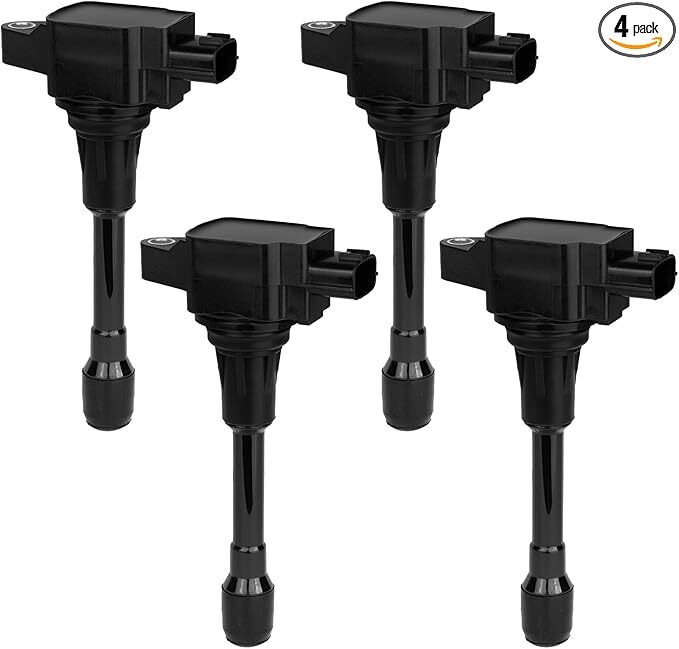 Set of 4, Ignition Coils Pack Compatible with Altima Cube Sentra Rogue Select