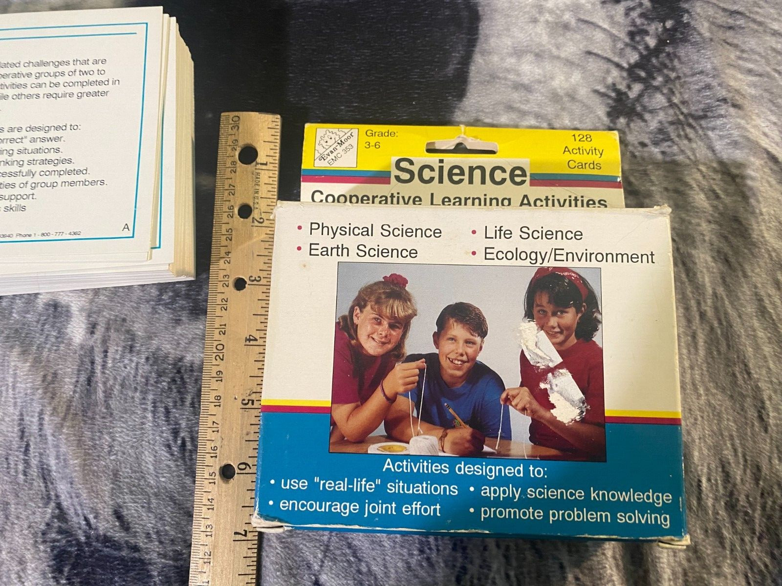 Vintage Science Cooperative Learning Activities Cards