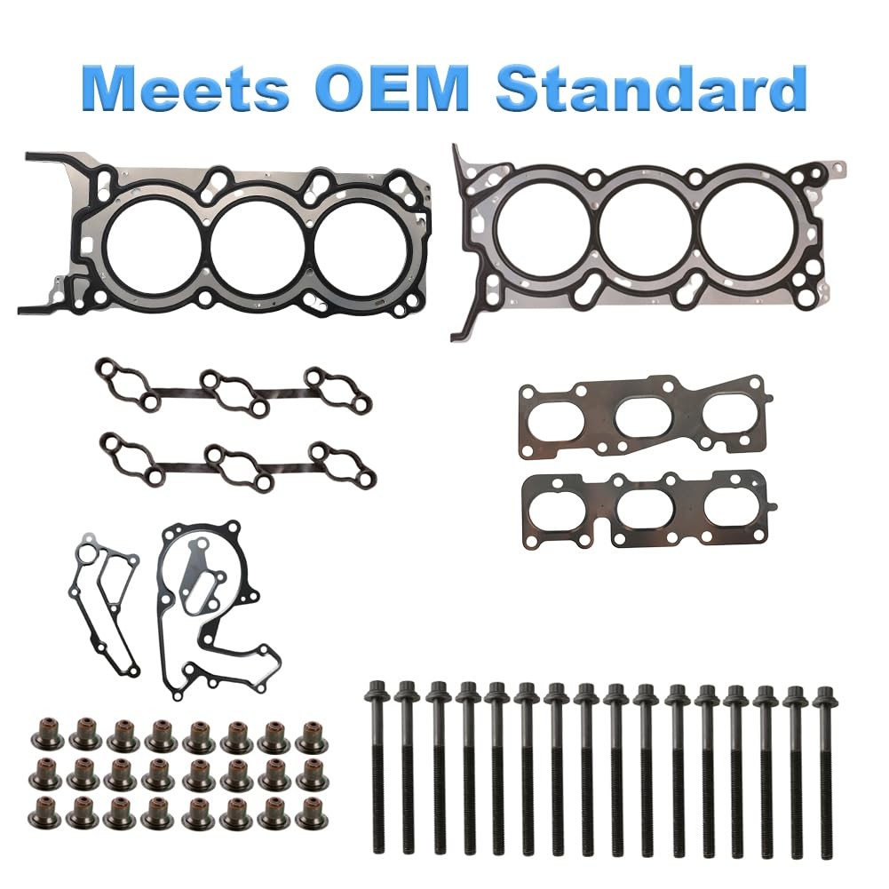 Engine Head Gasket Set with Bolts Compatible with 2010-2020 Kia Sedona Sorento