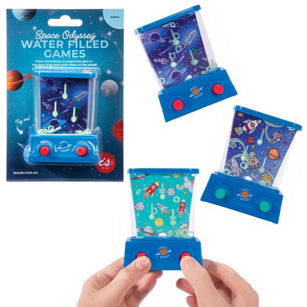 IS Gift – Water Filled Handheld Games – Space Odyssey – Lightweight & Portable