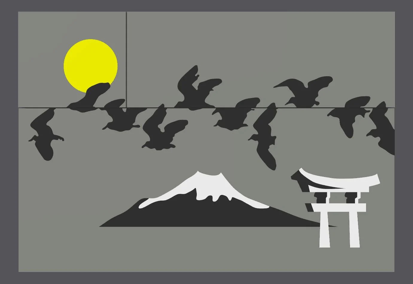 Vanishing Japanese Birds Puzzle | Optical Illusion Dissection Puzzle | 3D