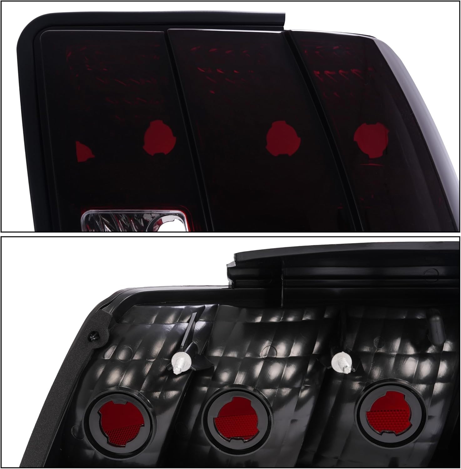 Pair Tail Lights Compatible with 1999-2004 Ford Mustang Replacement for FO281810