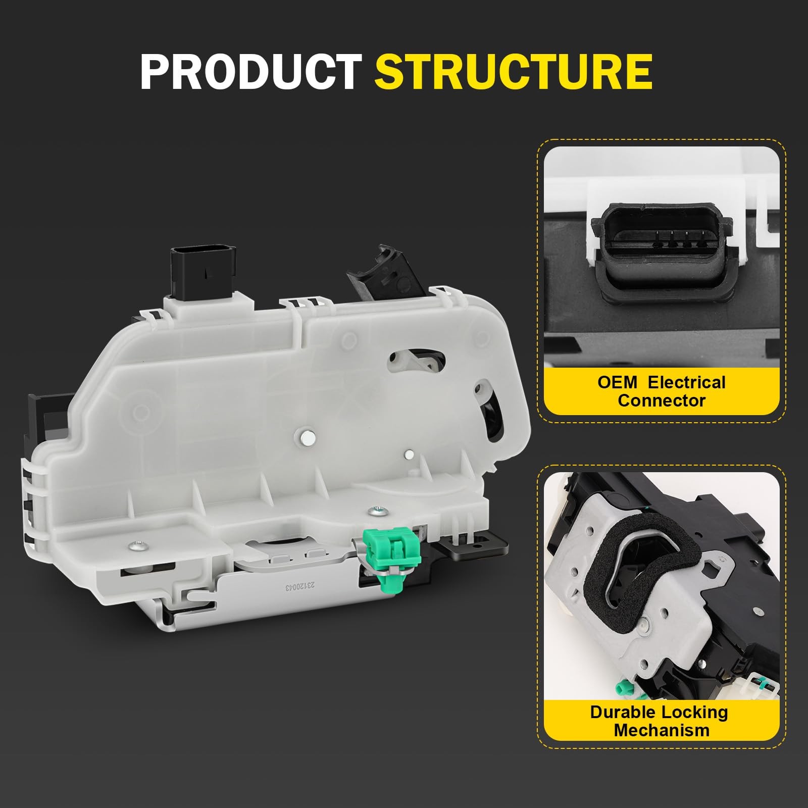 9L3Z-5421812-A Power Door Lock Latch Actuator Front Right Passenger Ford