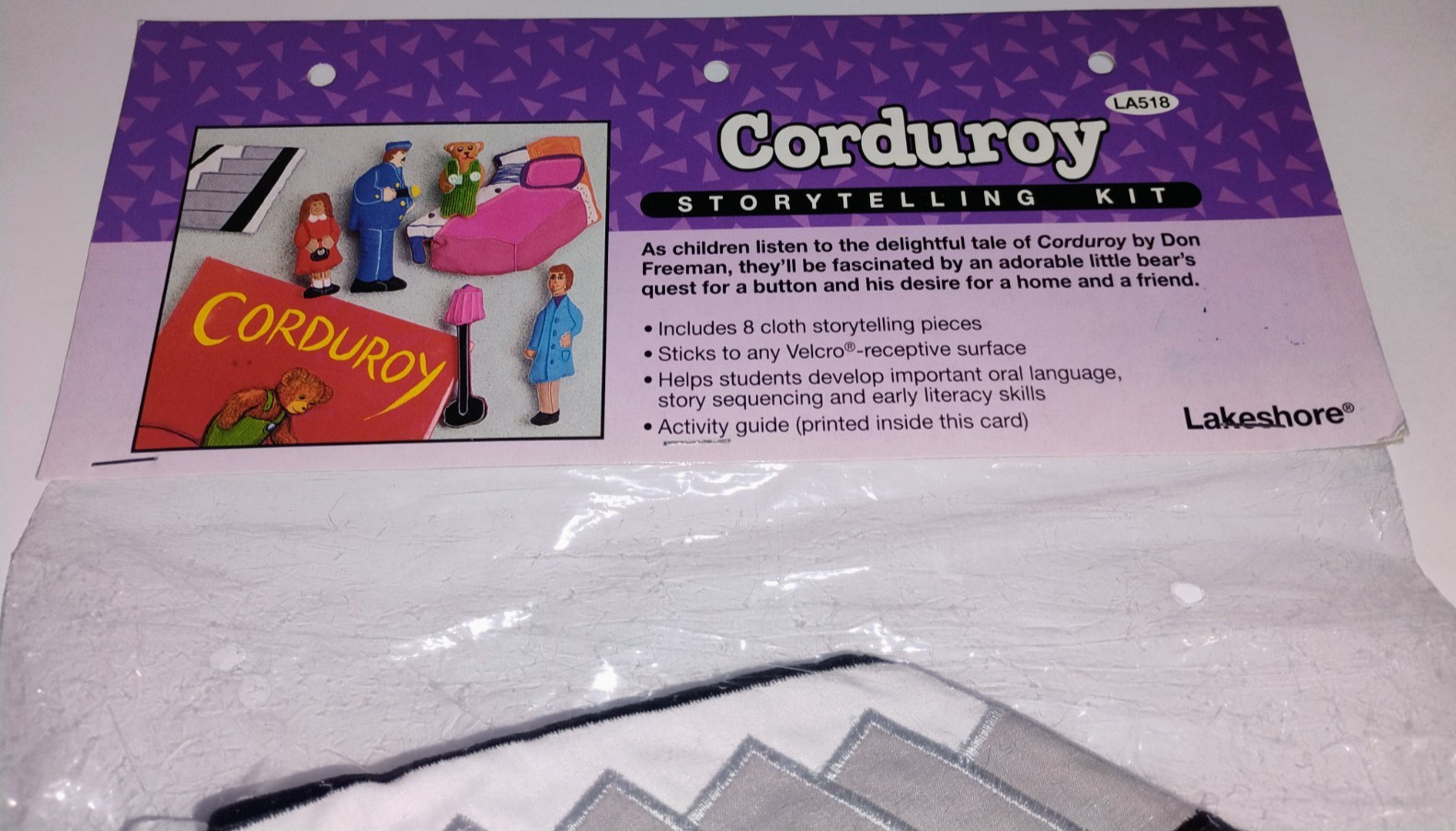 Corduroy Bear Vintage Lakeshore Storytelling Kit Preschool Homeschool