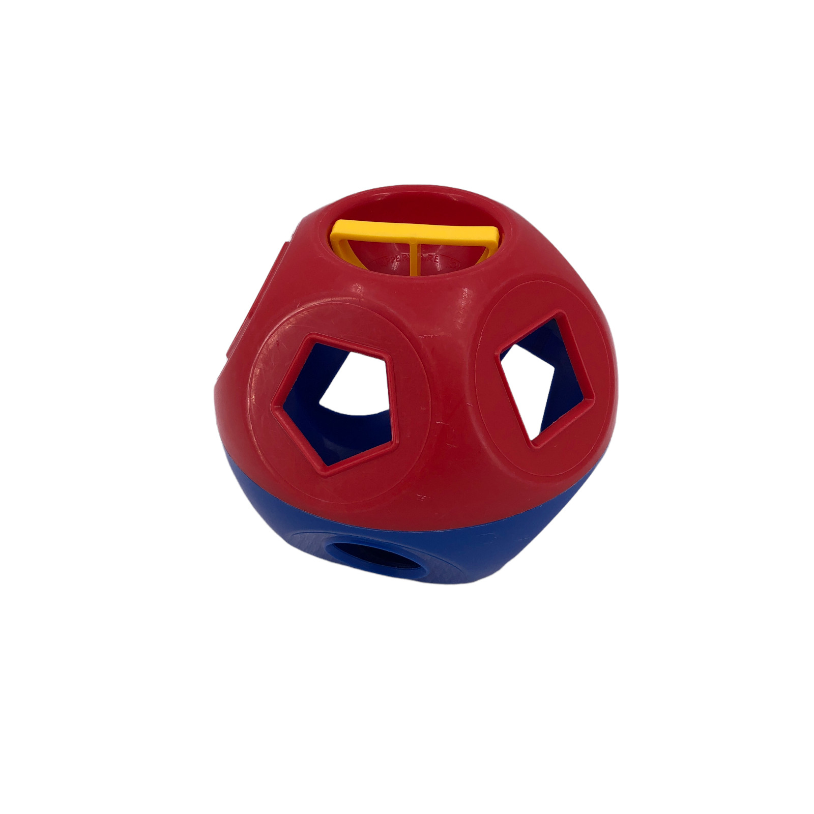 Vintage Tupperware Shape-O-Ball Only Red & Blue Learn Play