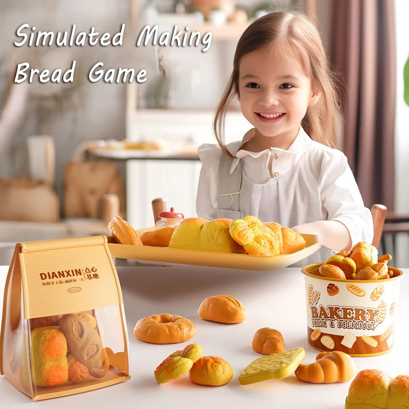 Kids Pretend Play Kitchen Food Dessert Cooking Toy Set Gift