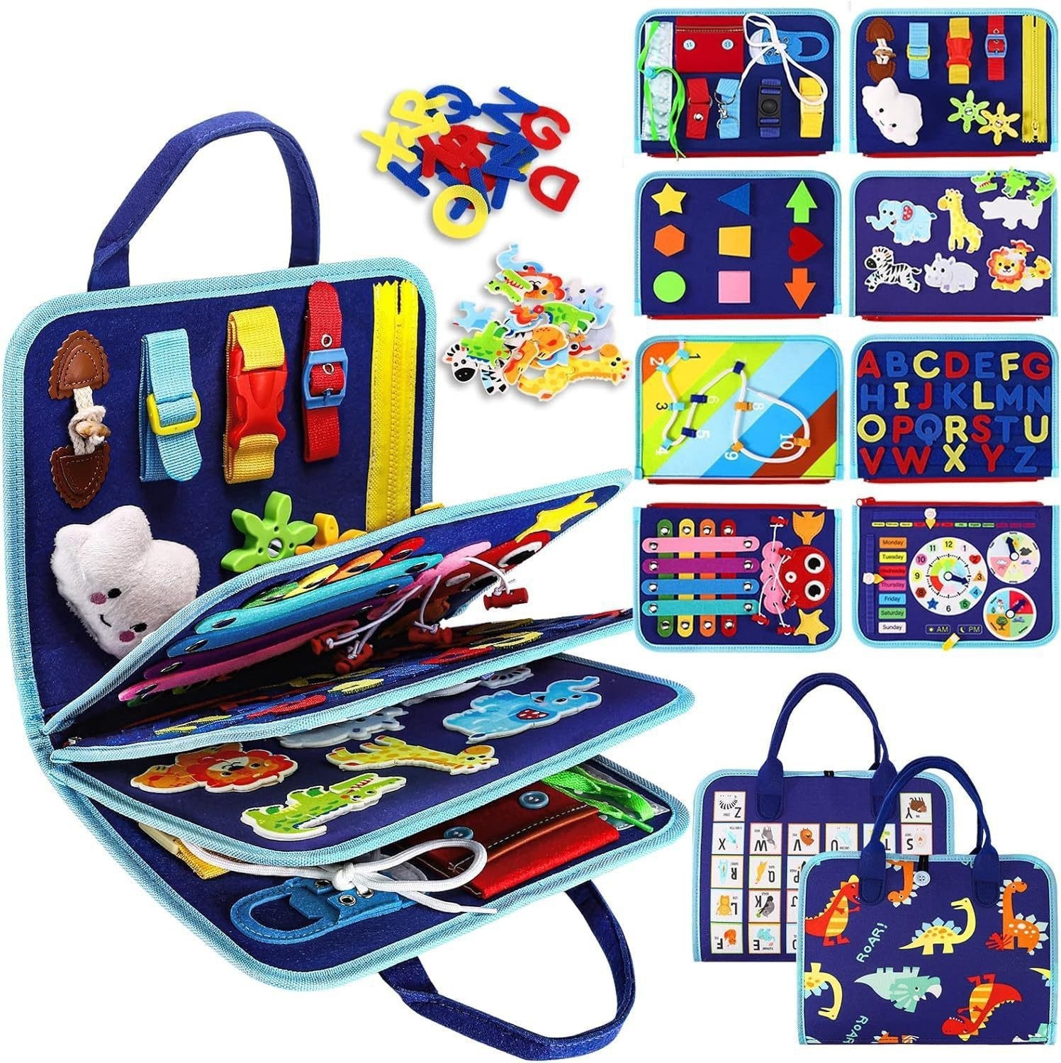 Felt Learn infant Practice Board Early Education Toys Brain-boosting Enlightenme