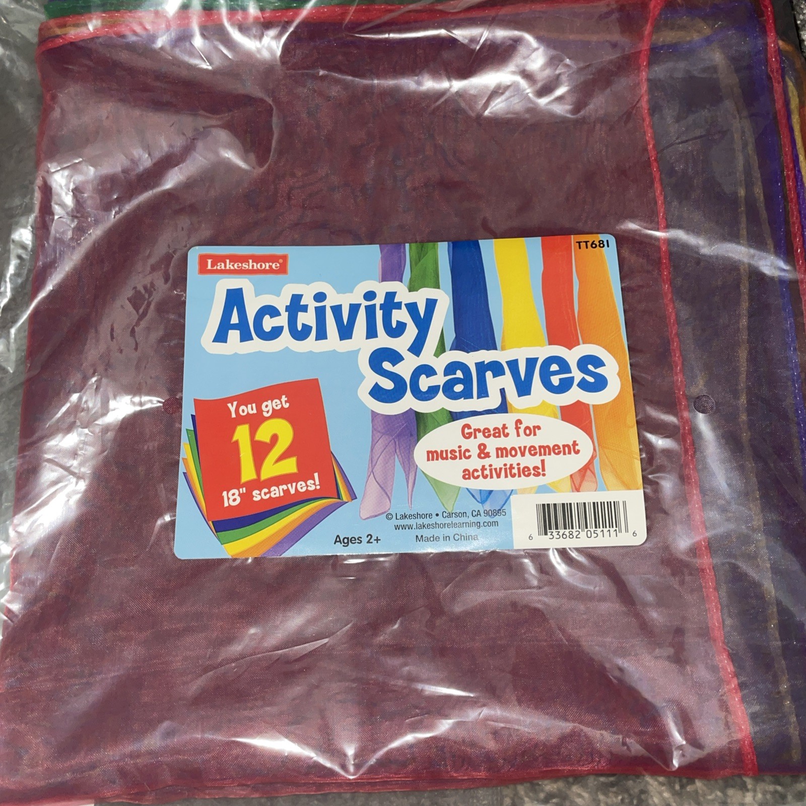 Activity Scarfs Pack of 12 Lakeshore Learning