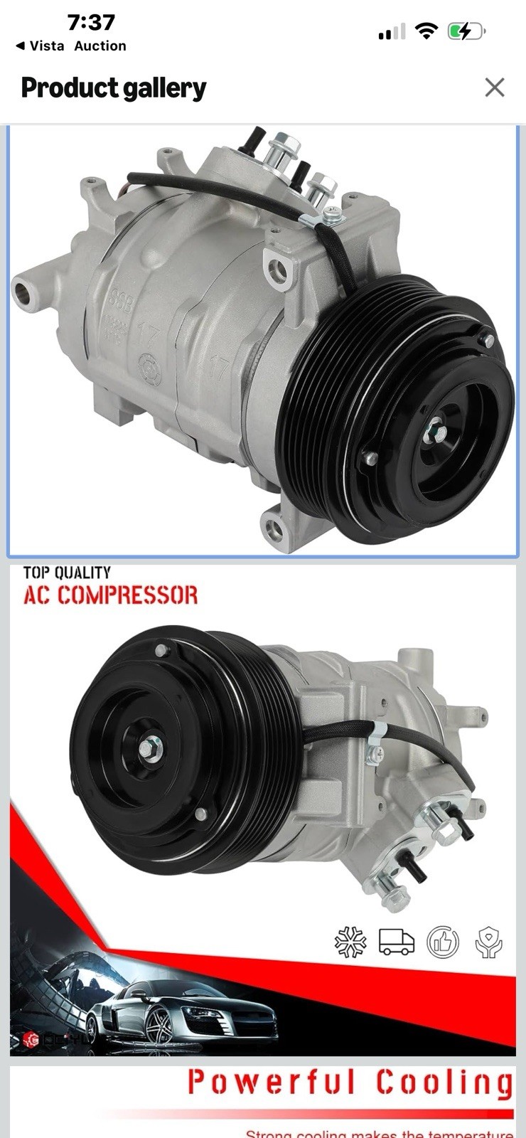 cciyu Air Conditioning Compressor 2007-2010 Fit for Jeep Grand Cherokee 3.0L AC