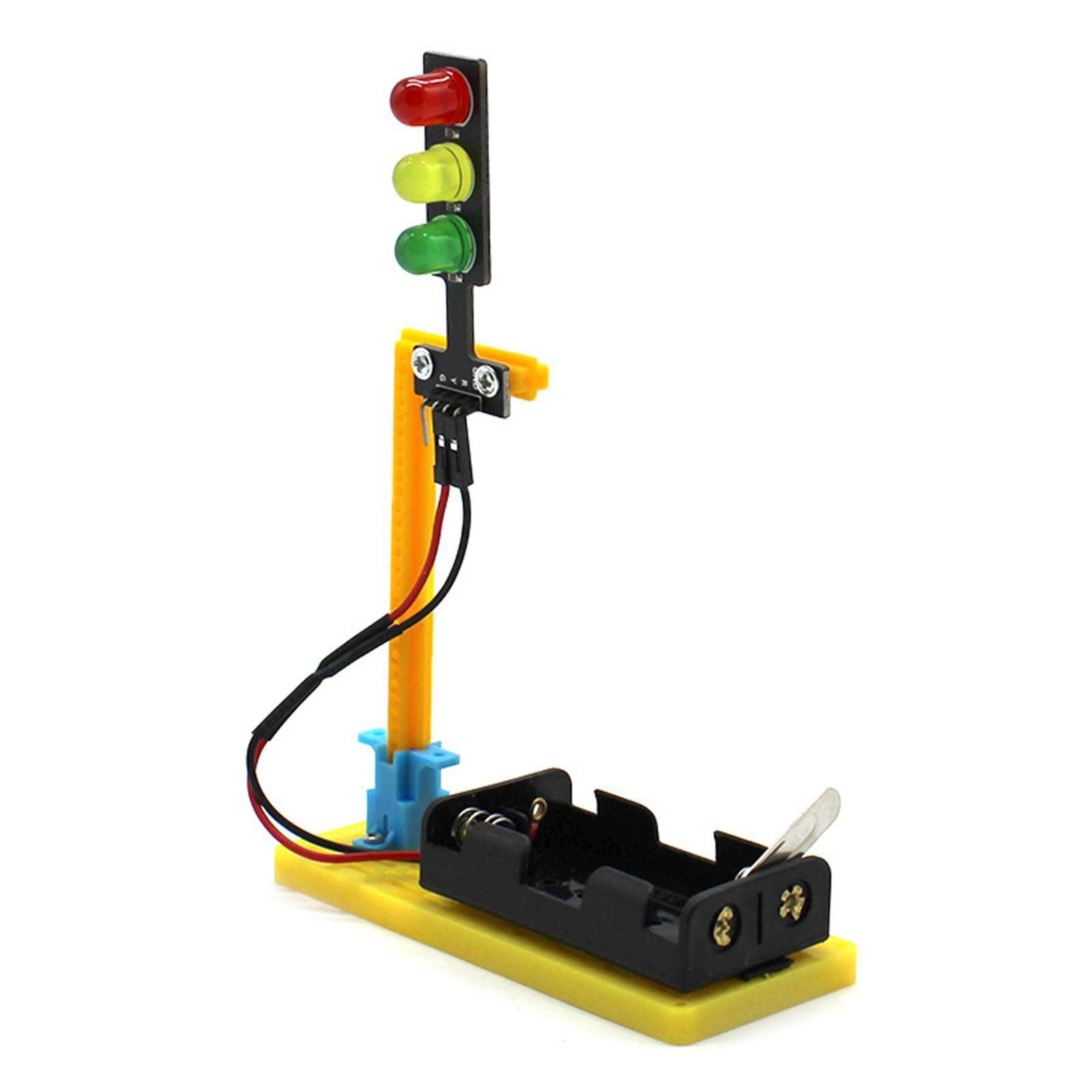 Traffic Lights Toys Educational Toy Kit Electricity Power Physical for Kids