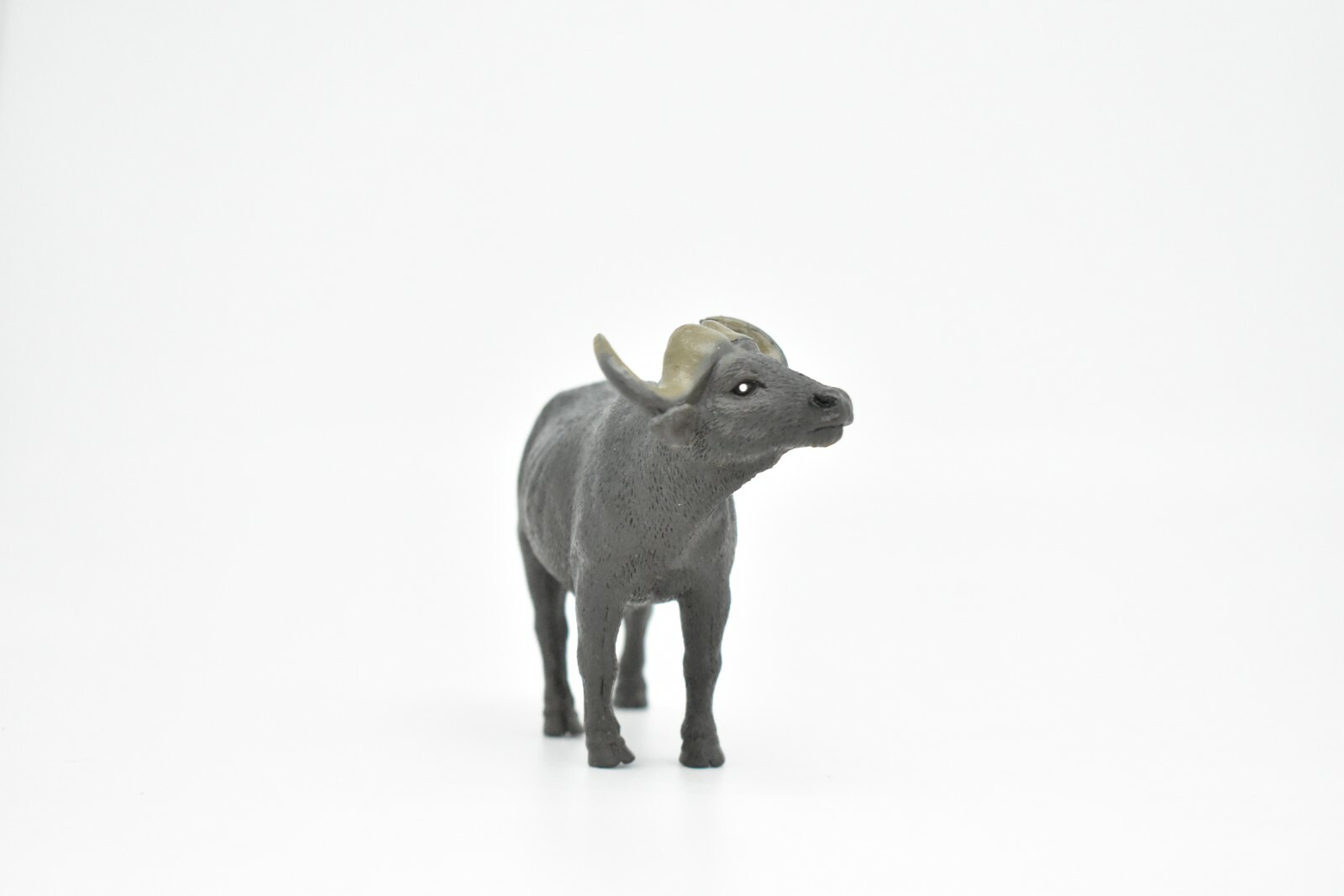 Cape Buffalo, Figure, Model, Plastic Replica, Realistic Hand Painted Toy 4 1/2″