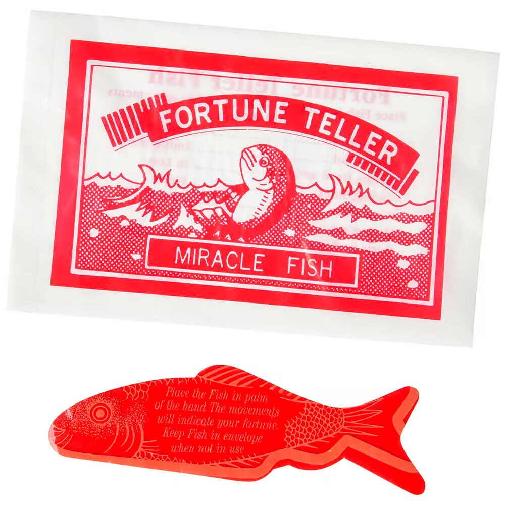 144 MIRACLE FORTUNE TELLING FISH Teller Palm Reading Party Favors (12 dz)