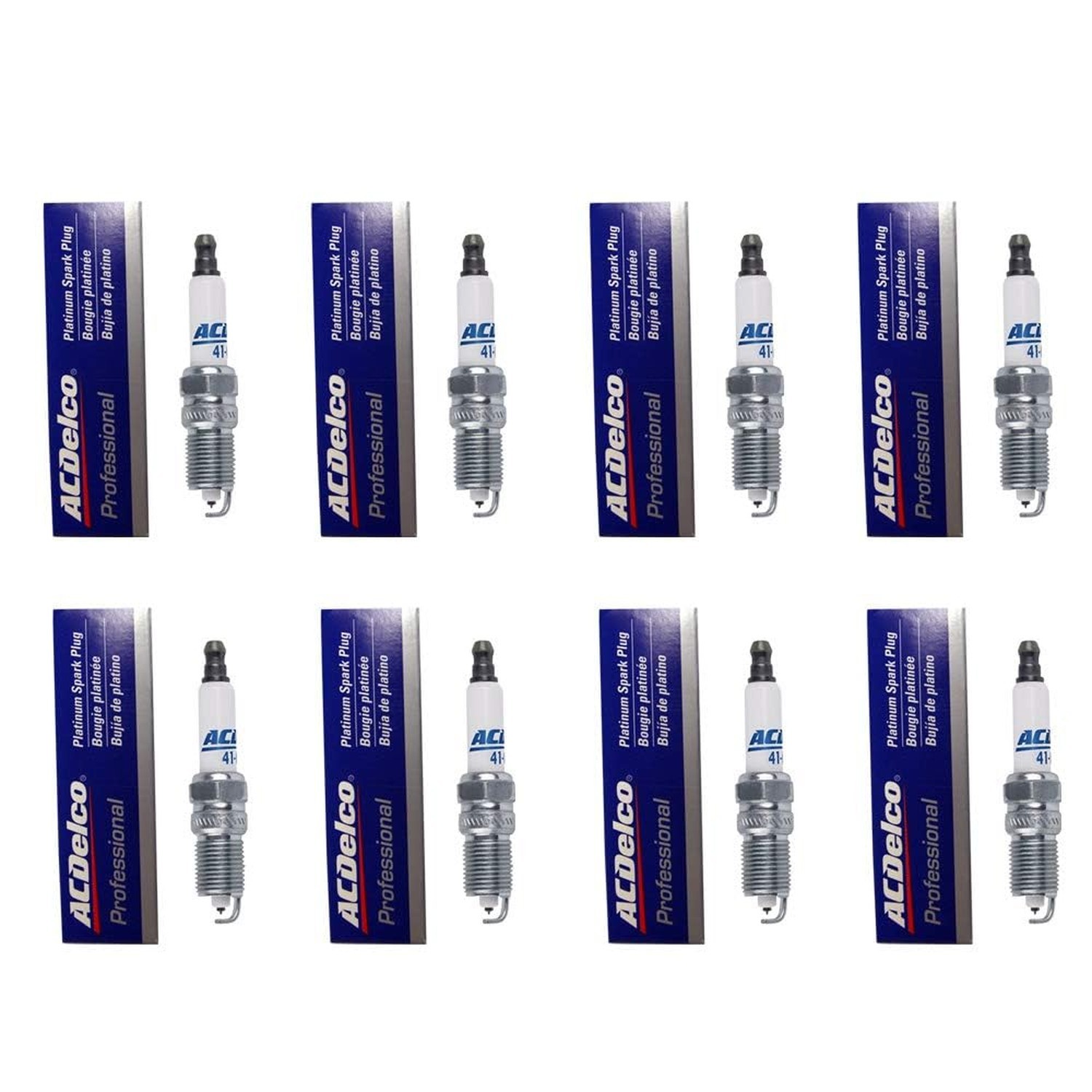 AC-Delco Platinum Spark Plug Set of 8 FOR LS1 LS2 LS3 LS6 L99 ENGINES