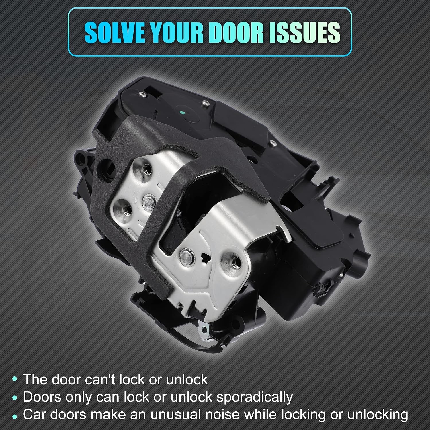 X AUTOHAUX Front Left Driver Side Door Lock Latch Actuator Motor for Ford Edge F