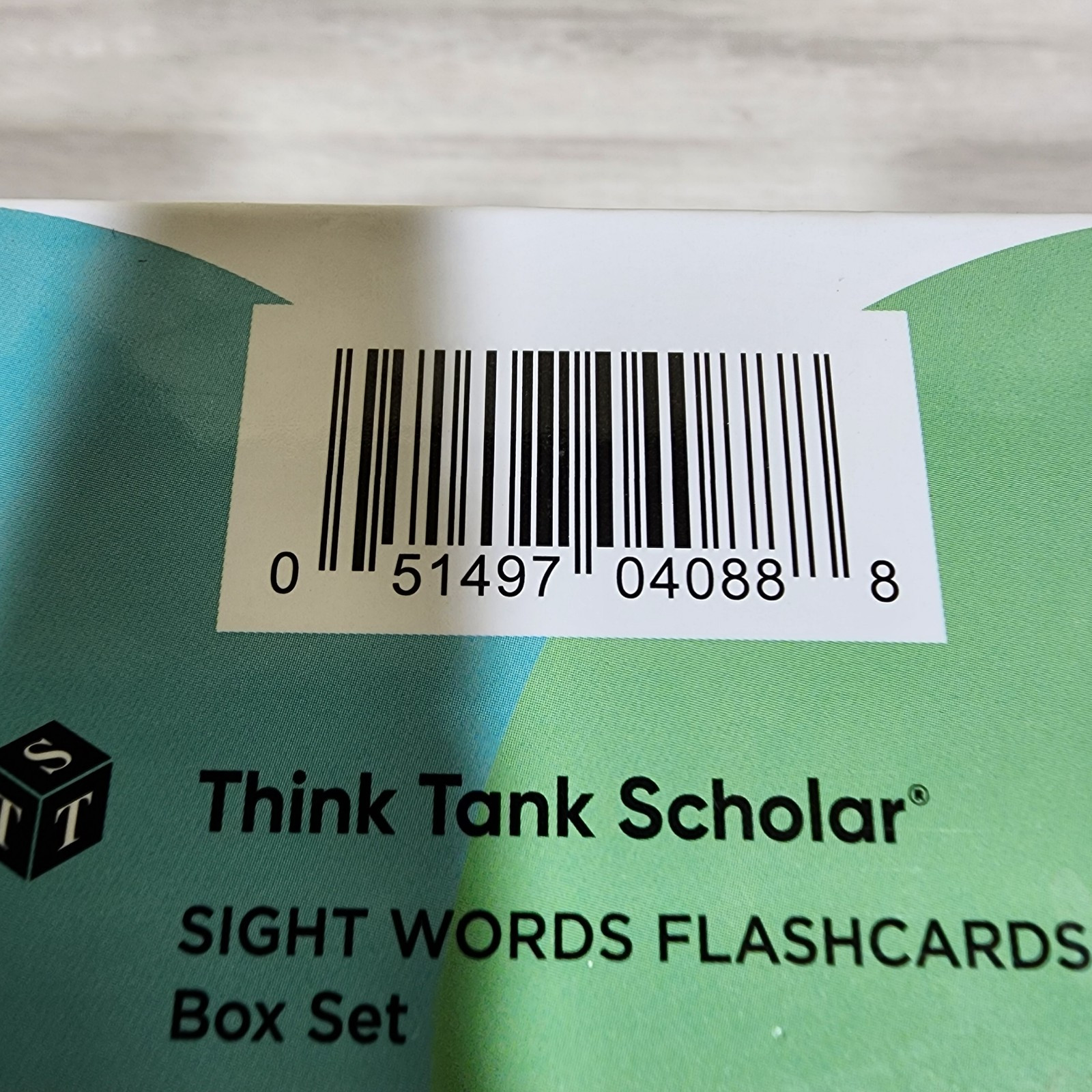 Think Tank Scholar Sight Words Flashcards Box Set (520 Words) PK-3 Like New