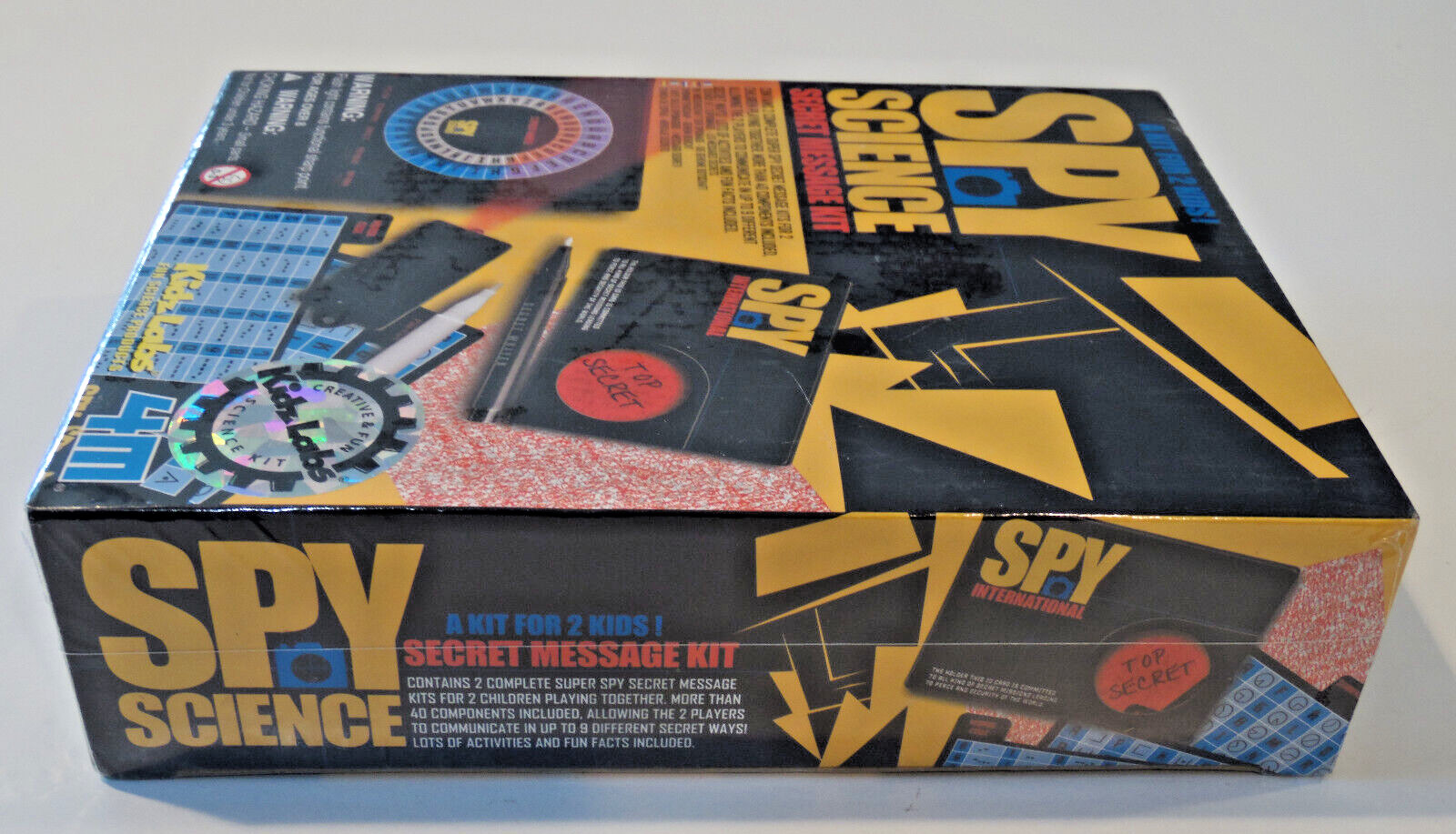 Spy Science Secret Spy Message Kit for 2 children playing together Code Decode