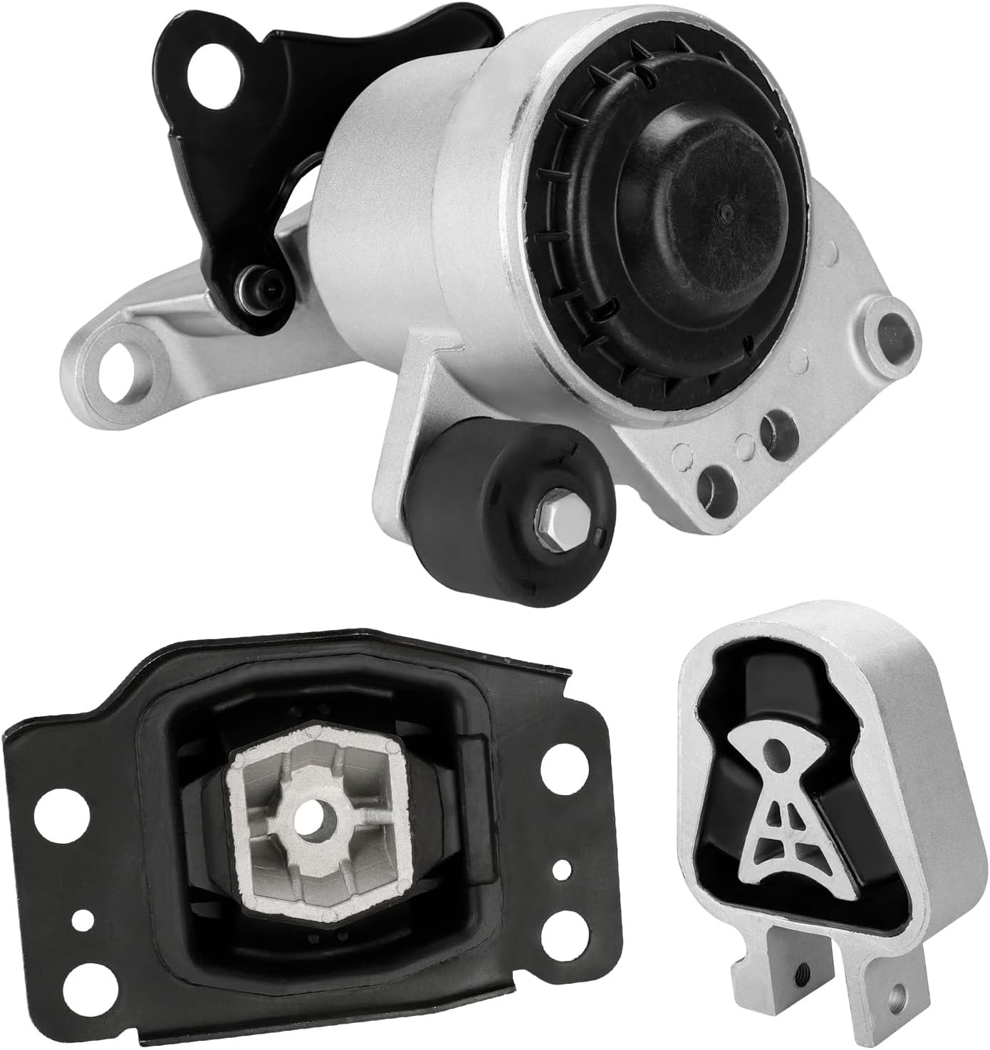 JDMON 3Pcs Engine Motor & Transmission Mount Kit Replacement for Ford Fusion