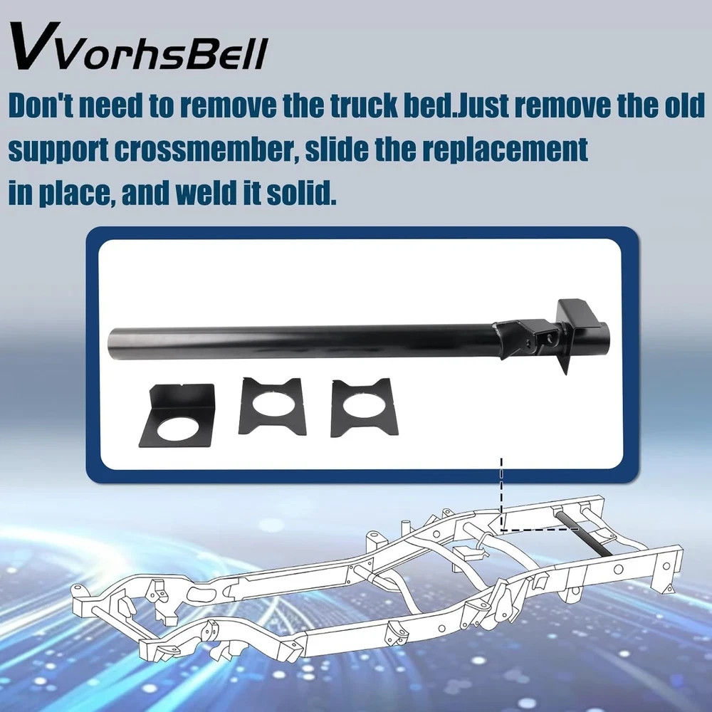 Rear Upper Shock Mount Crossmember Compatible with 2007-2014 Chevy Silverado …