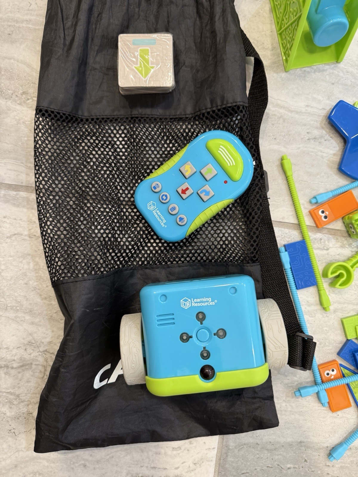 Botley The coding Robot + Remote • 66 Accessories + Unopened Cards + Bag – STEM