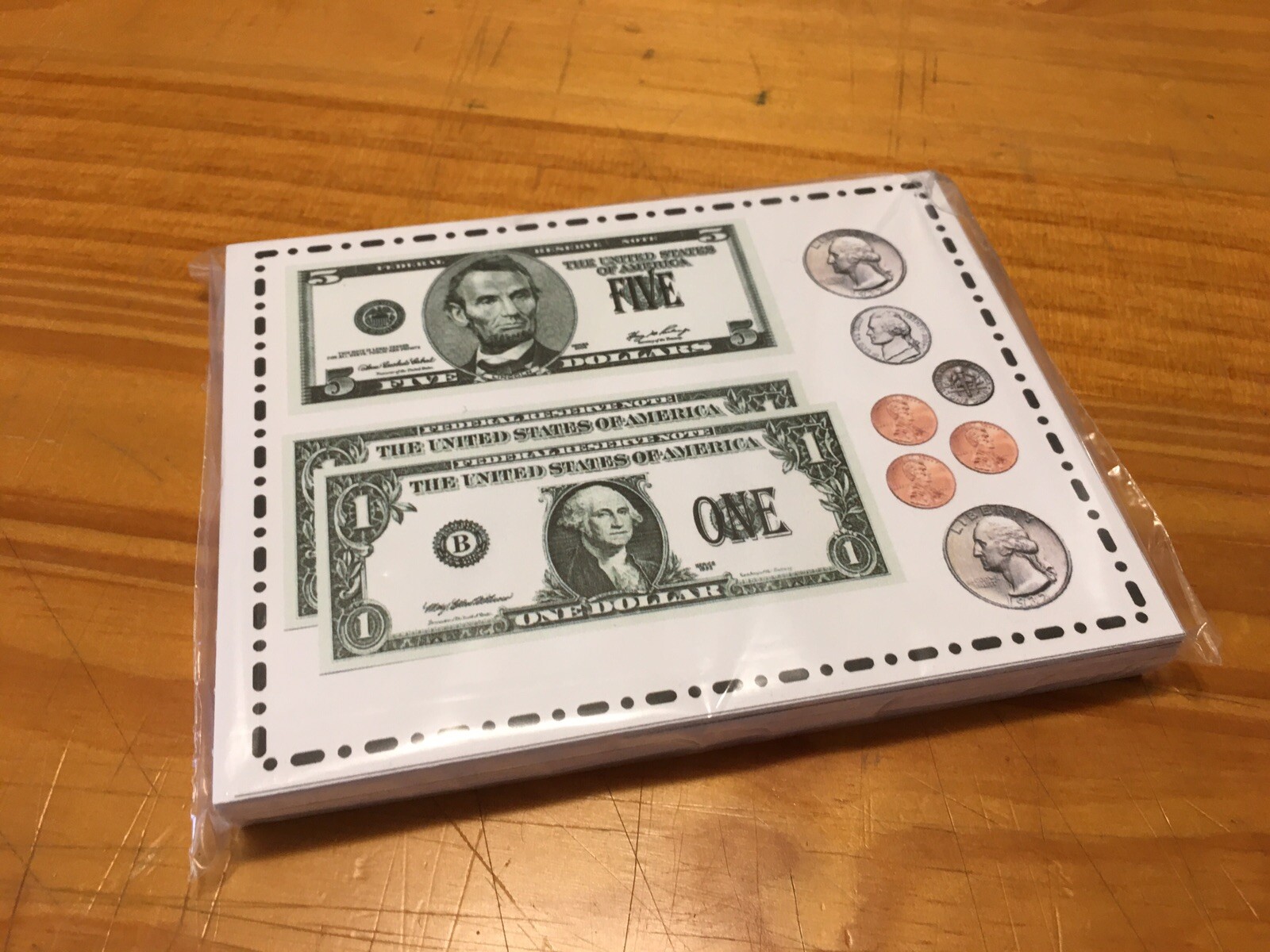 Dollars & Cents – Cards for Learning Center Math Money Teaching supplies