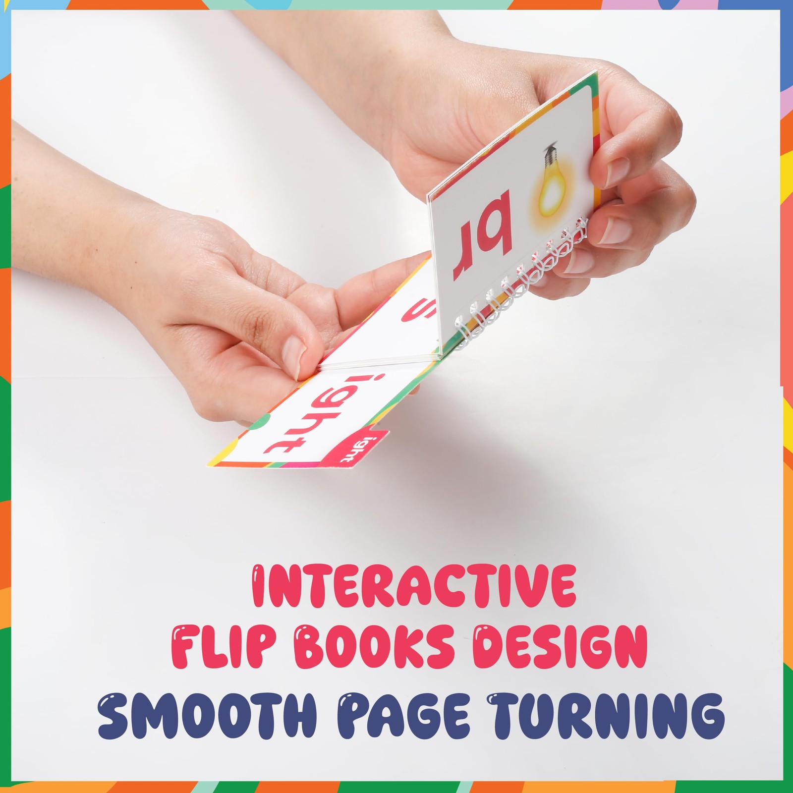 30 Read and Rhyme Flip Books, Phonics Flash Cards, Word Family Build Book, Le…