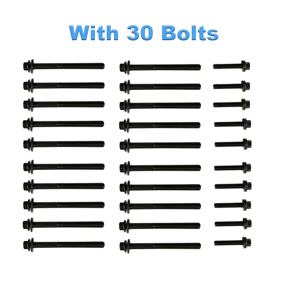 Full Cylinder Gasket Set with Head Bolts Compatible with Dodge Challenger