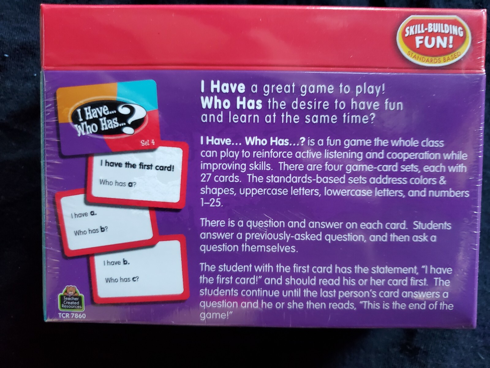 I Have. Who Has? Early Skills Game for Grade K Teacher Created Interactive Cards